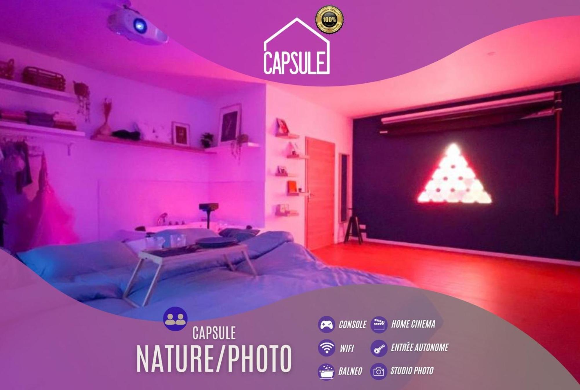 Capsule Nature & Photos - Jacuzzi - Netflix & Home Cinema - Ps5 & Jeu Thun-Saint-Martin Buitenkant foto